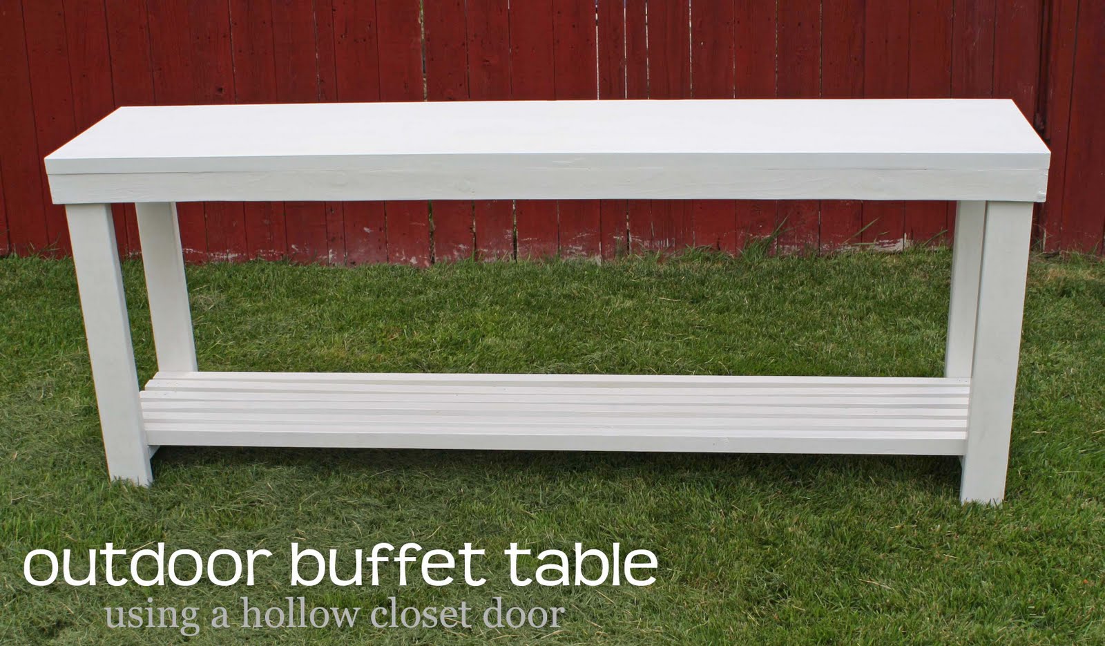 Outdoor Console Table, Outdoor Buffet Console Table