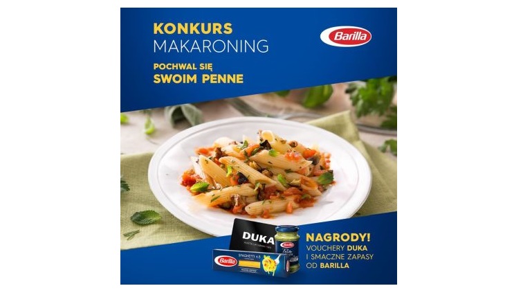 Wygraj bon o wartości 500 zł na zakupy w DUKA oraz zestaw produktów Barilla Konkurs