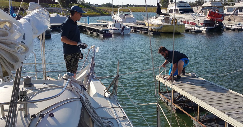 Sailing Lake Sakakawea in North Dakota