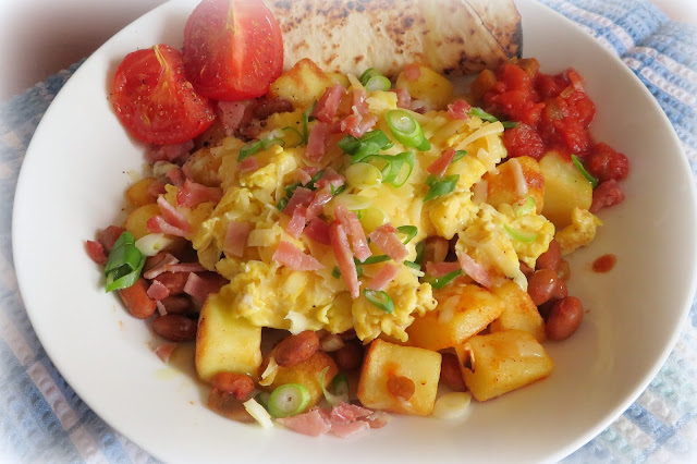 Scrambled Huevos Rancheros Bowls