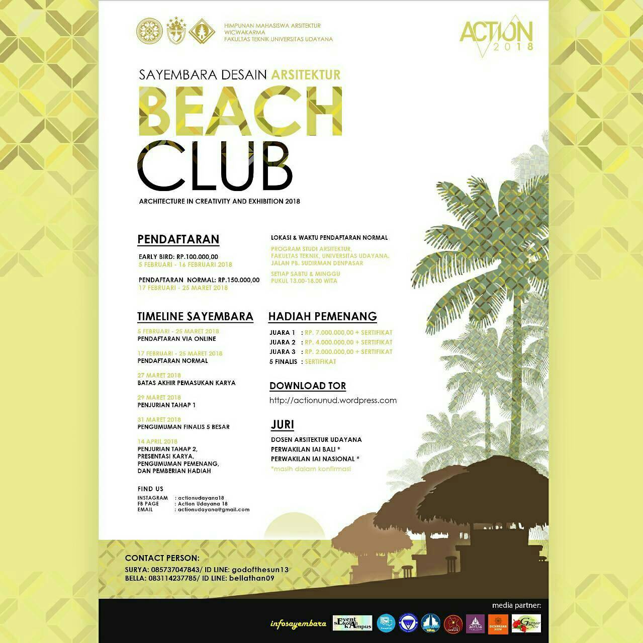 Lomba Desain Arsitektur Wicwakarma Nasional 2018 Di Udayana Info Lomba 2021 Terbaru