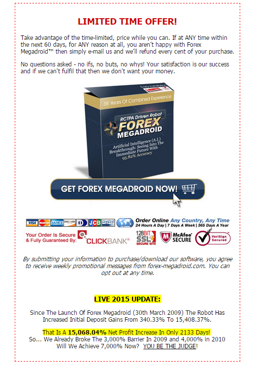 Forex megadroid
