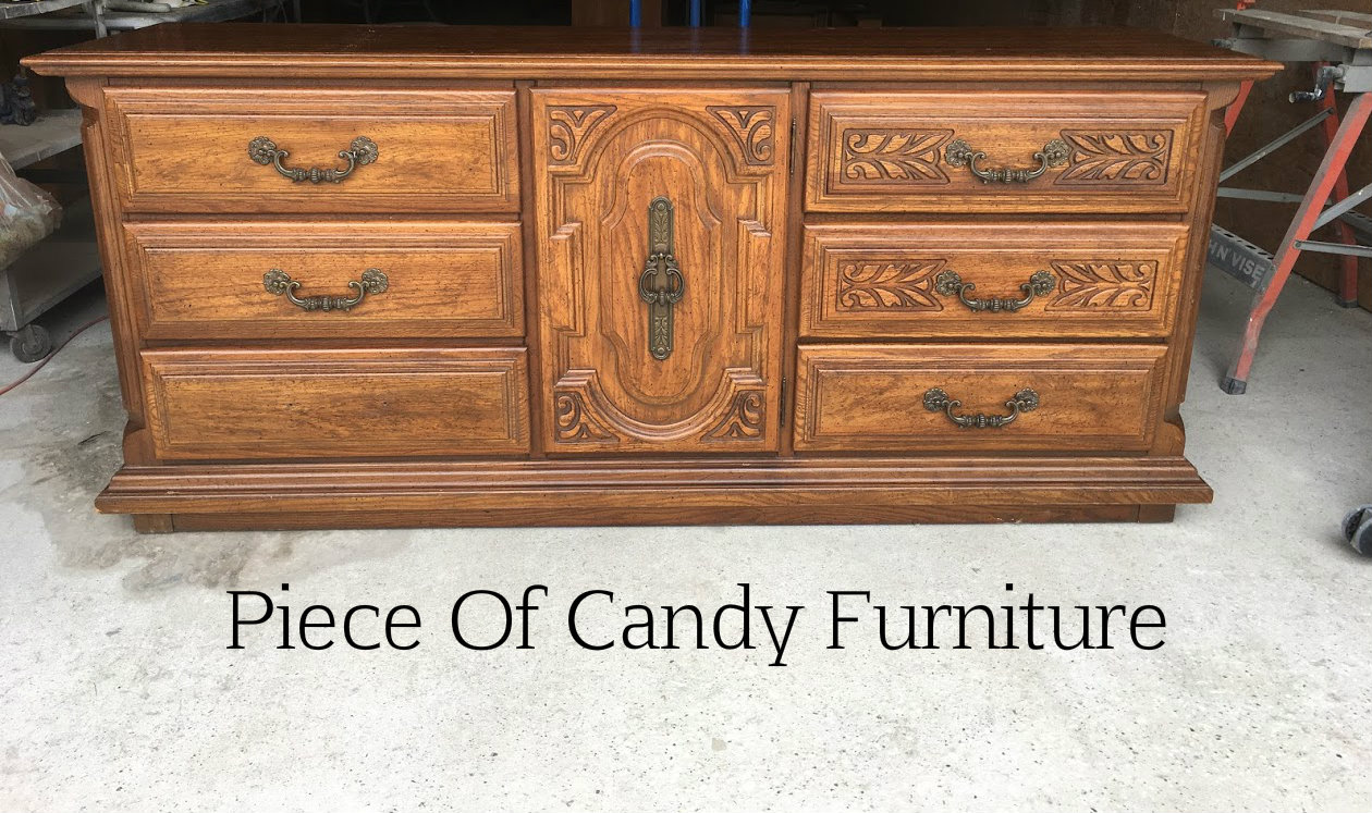 Piece Of Candy Furniture Updated Vintage Dresser To Modern Style
