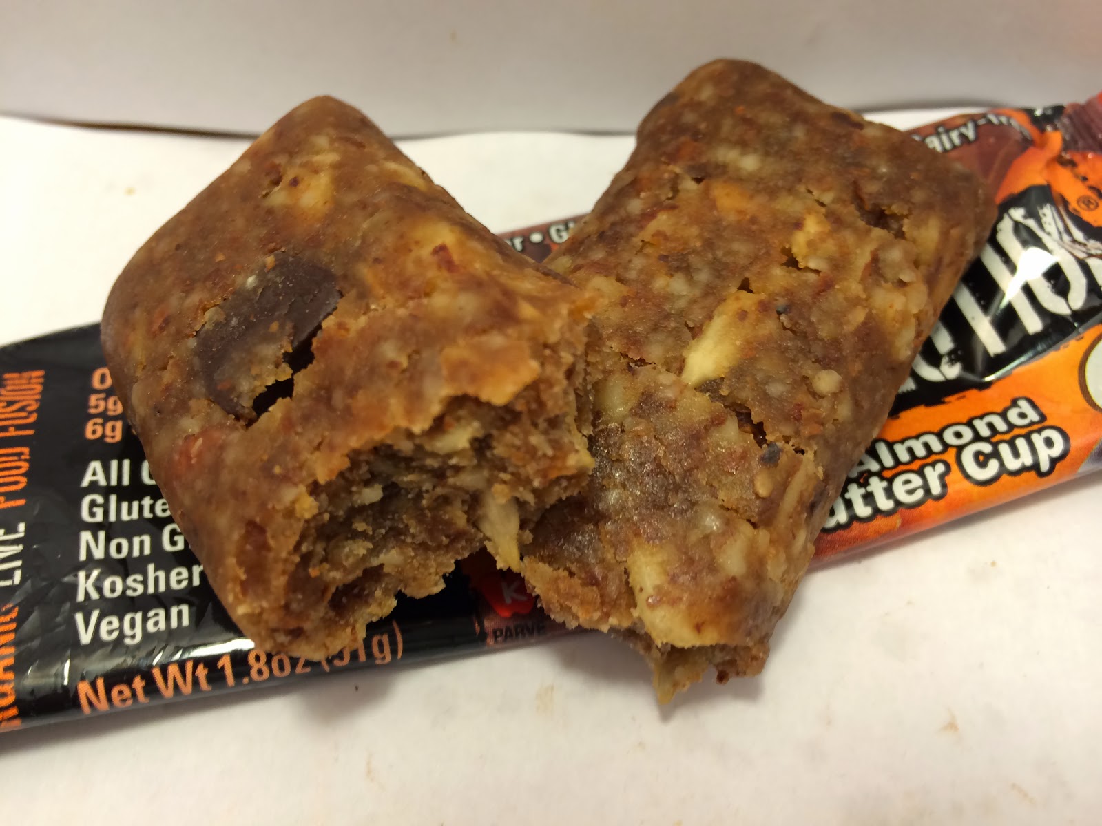 Crazy Food Dude Review Raw Revolution Almond Butter Cup Bar
