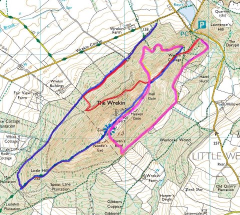 race wrekin fell wrecker diary racing then pink blue red