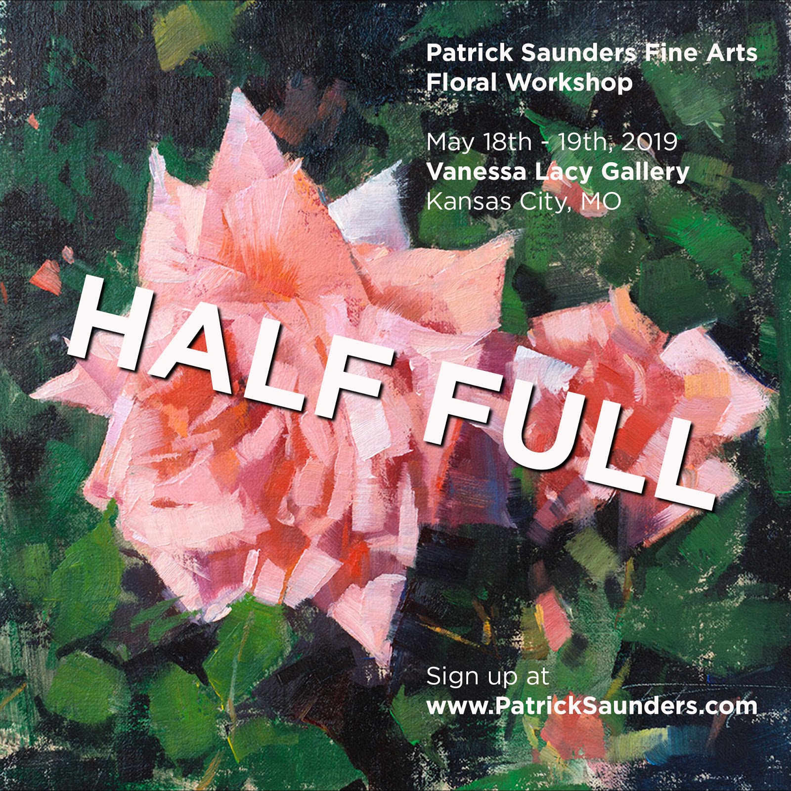 Patrick Saunders Fine Arts: Floral Painting Workshop - Vanessa Lacy ...