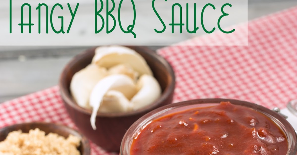 Tangy BBQ Sauce Cooking on the Front Burner