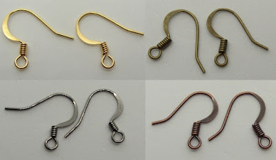Small hook and spring plated ear-wires