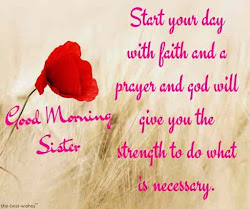 sister morning quotes wishes lovely greetings