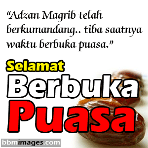 Gambar ucapan selamat berbuka puasa