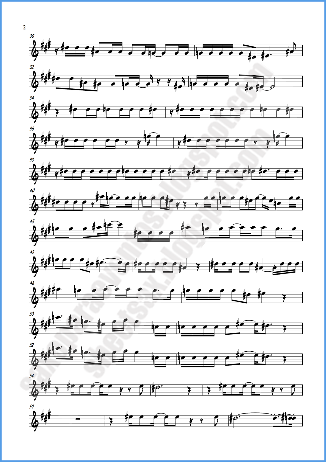 Partitura y pista de Partitura y pista de