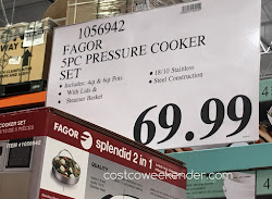 cooker pressure costco fagor splendid piece deal