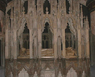 Tomb of King Edward II in Gloucester Cathedral