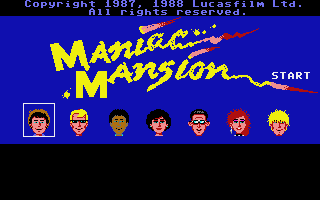 Maniac Mansion Atari ST 1