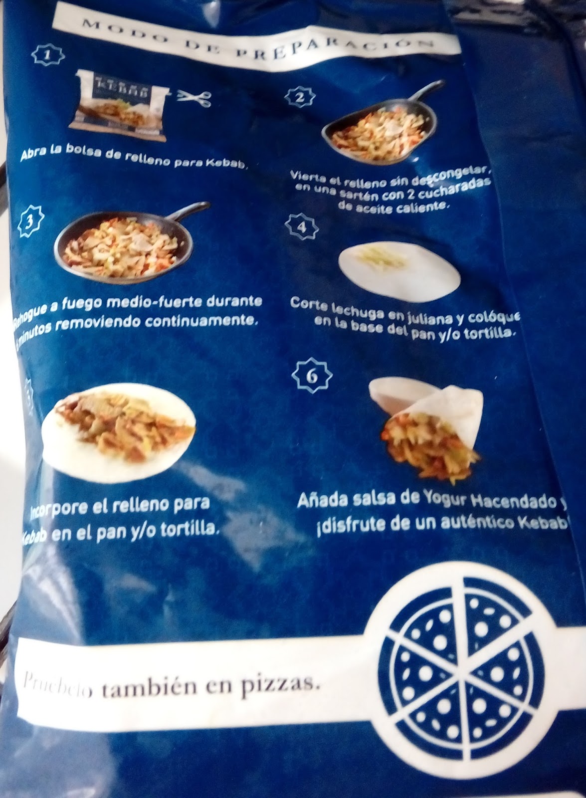 Gastronomía en casa Relleno para kebab Hacendado