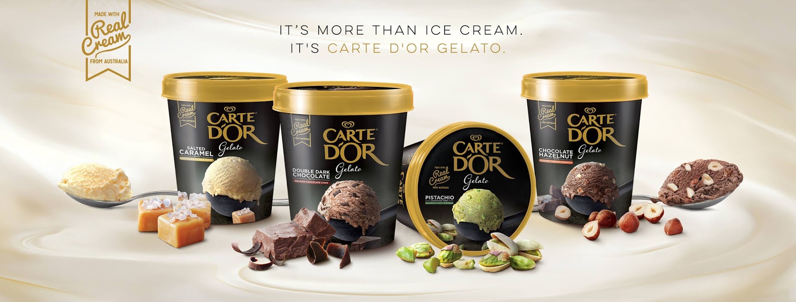 GASTRONOMY by Joy It's More Than Ice Cream, It's Carte D'Or Gelato