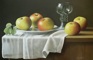 lienzos-con-limones-y-manzanas-pinturas cuadros-limones-pinturas