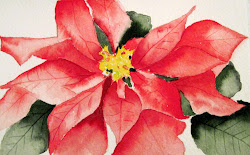 watercolor poinsettia painting christmas paintings paint nancy cards flowers winter watercolors easy adventures artist artwork fineartamerica eaton