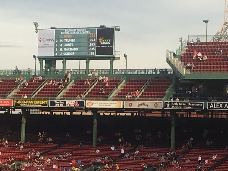 the fenway purist april 2017 fenway park seating chart tully tavern