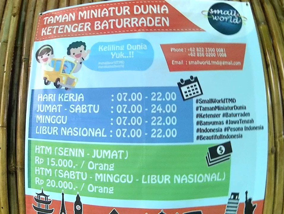 Jalan Jalan Ke Small World Taman Miniatur Dunia Di Desa Ketenger