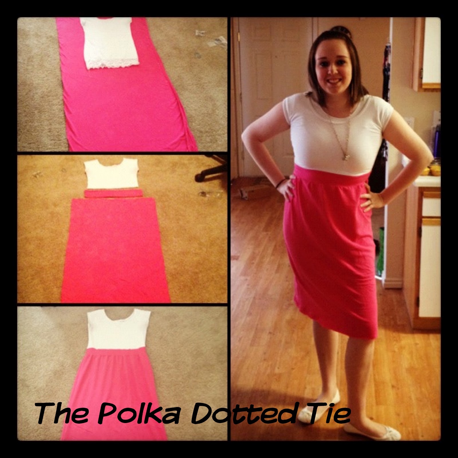 The Polka Dotted Tie: Shirt & Sheet Dress