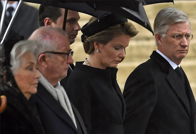  Queen Mathilde of Belgium, Princess Eleonore, Prince Gabriel, Crown Princess Elisabeth and Prince Emmanuel