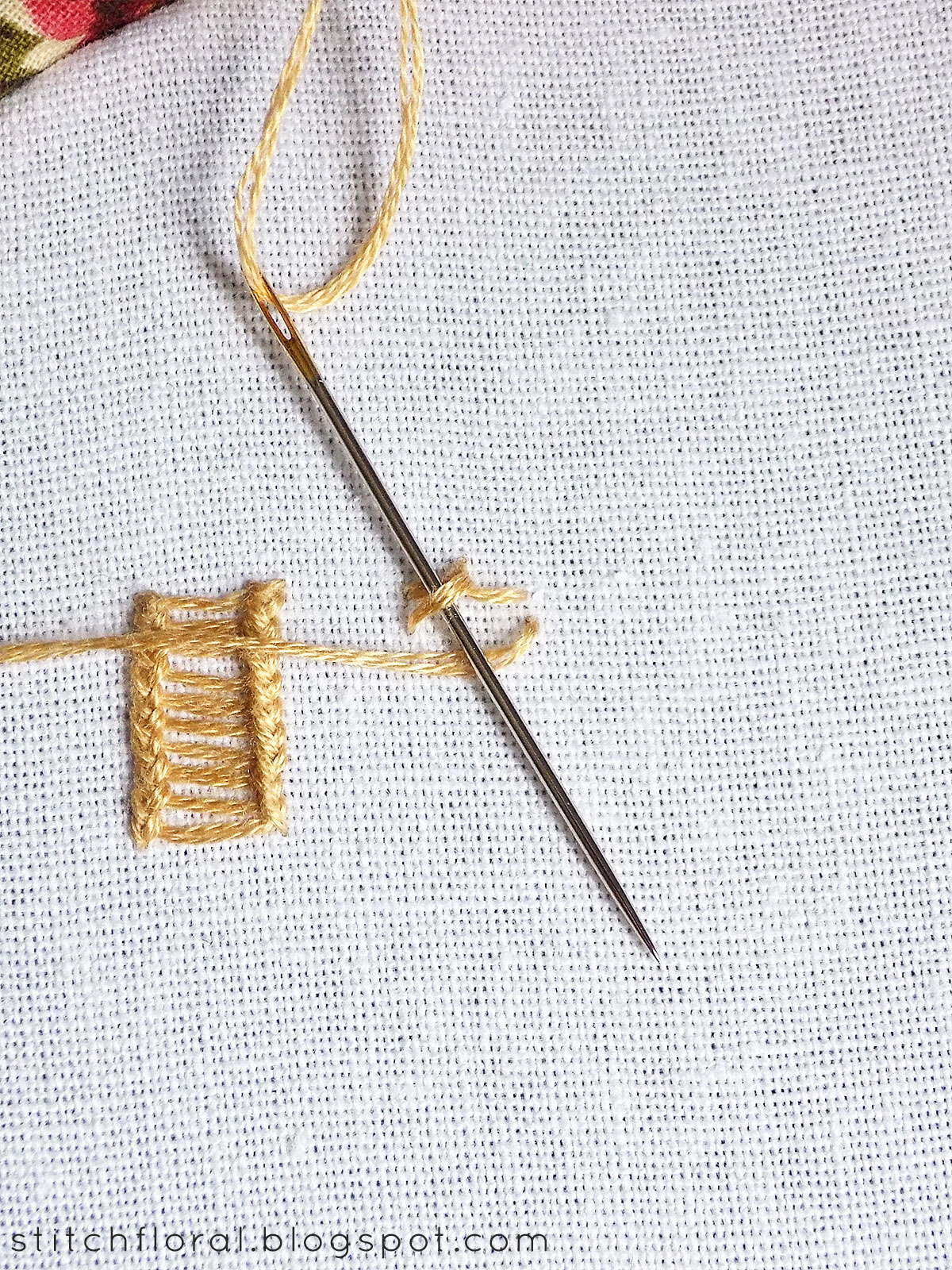 Ladder & Loop stitches tutorial Stitch Floral