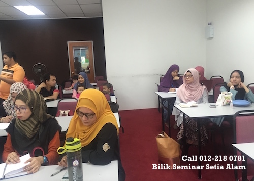 Sewa bilik seminar untuk training agent, stokis dan distributor produk.