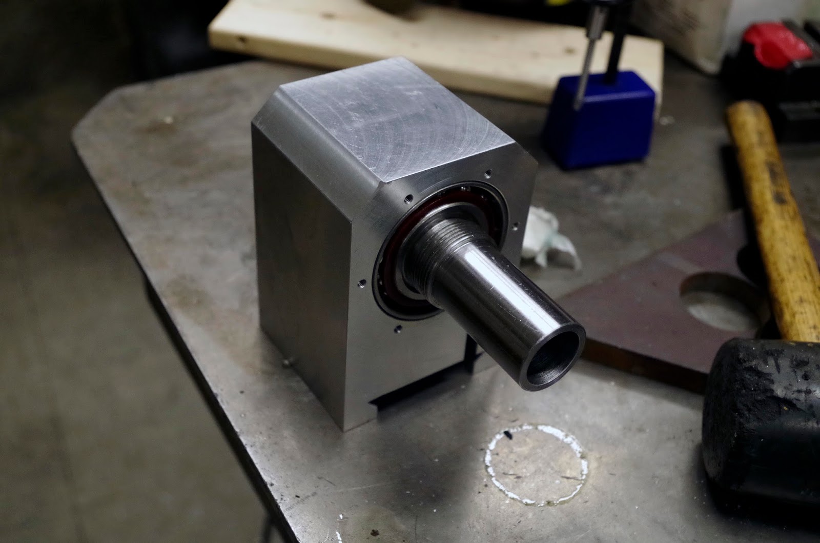 BuildIts in Progress Spindle and Headstock Machining