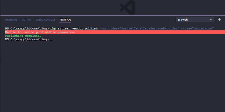 Ilustrasi Unpublishable Resources Laravel