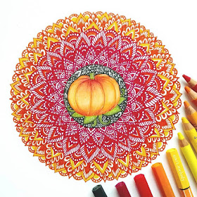 12-Pumpkin-Gyöngyi-Szabó-Bright-and-Colorful-Mandala-Drawings-www-designstack-co