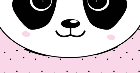 🐼 kit festa panda Rosa Grátis