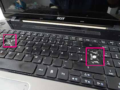 wie heißt nootbock mit abnehmen und von tastatur