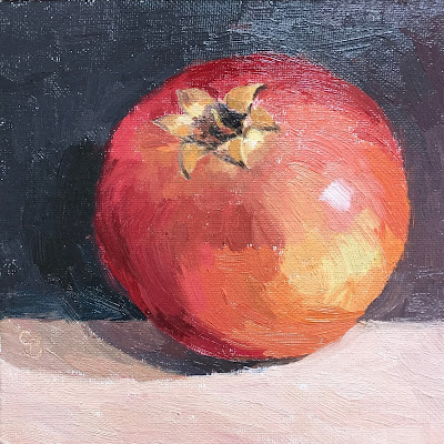 #60 ‘Pomegranate’ 6×6″