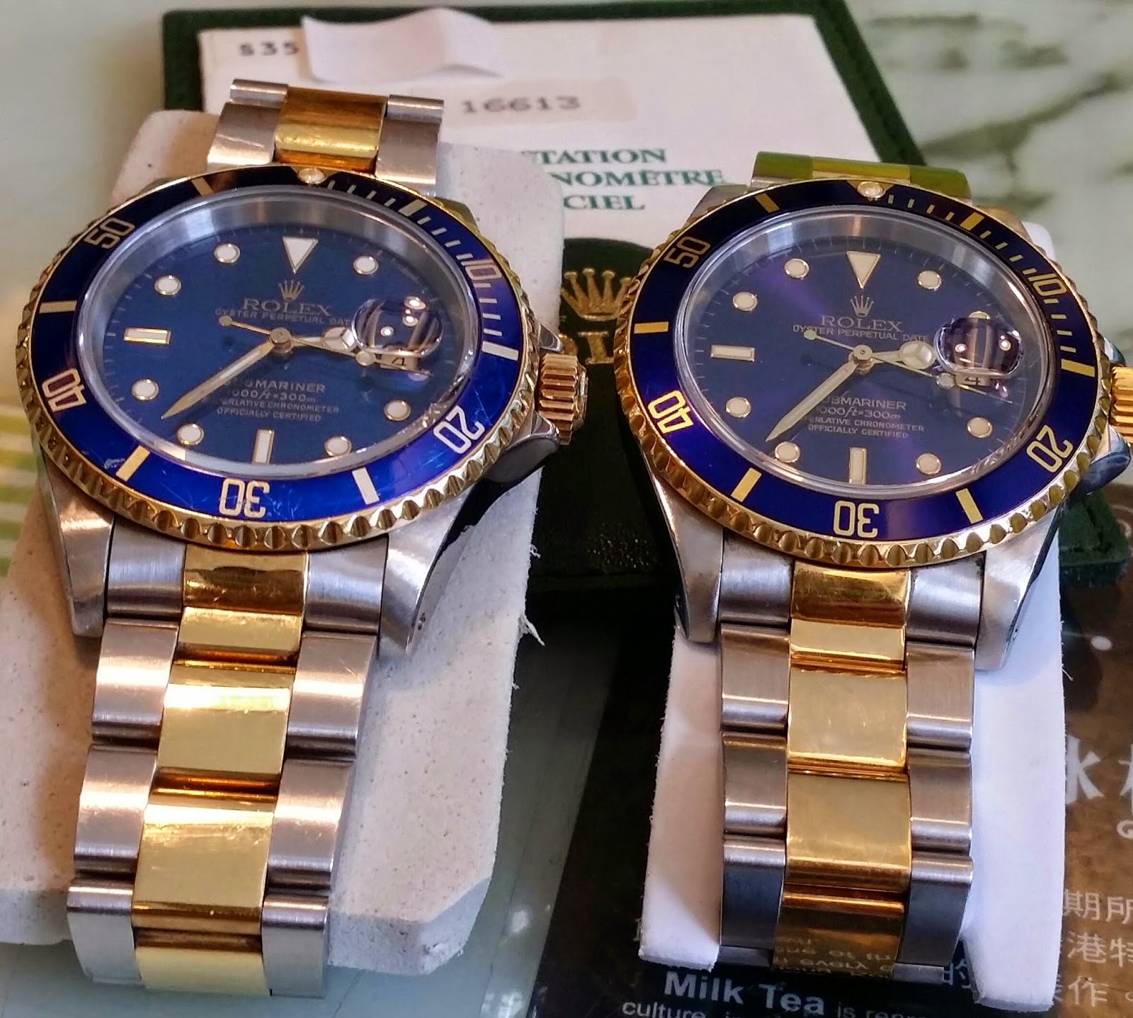 Hong Kong Watch Fever 香港勞友: Rolex Ref 16613 Submariner Two Tone on Sale