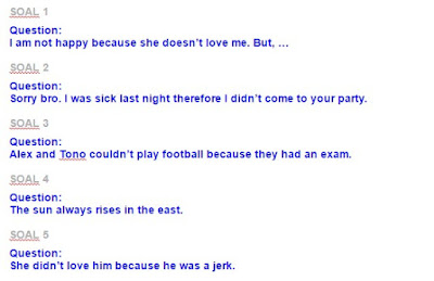 Contoh Soal Conditional clause in the future - Asep Respati