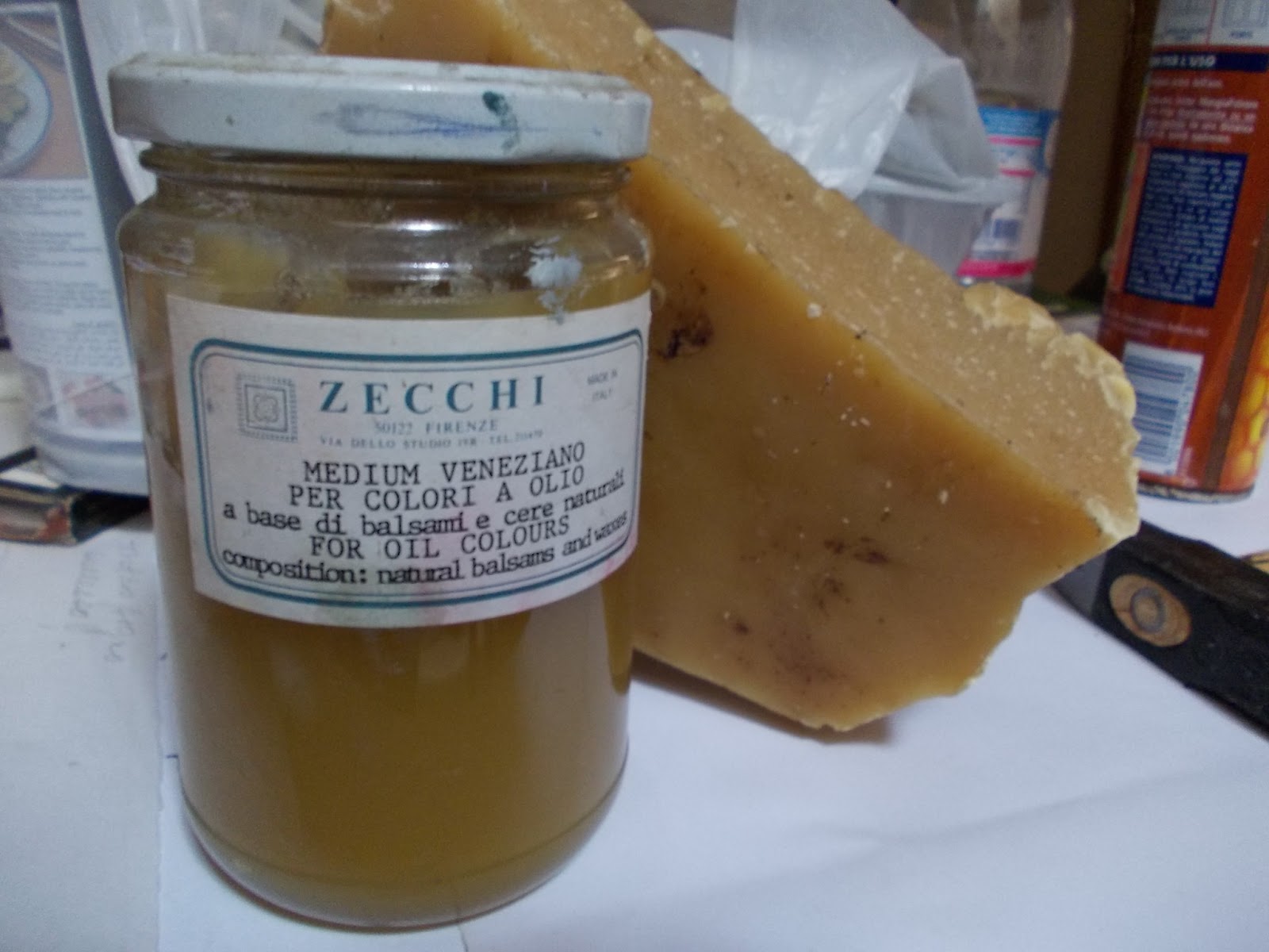 measuring space sylvia teri Cold Wax