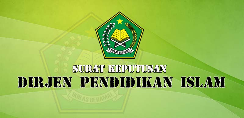 SK Dirjen Pendis Nomor 3873 Tahun 2019