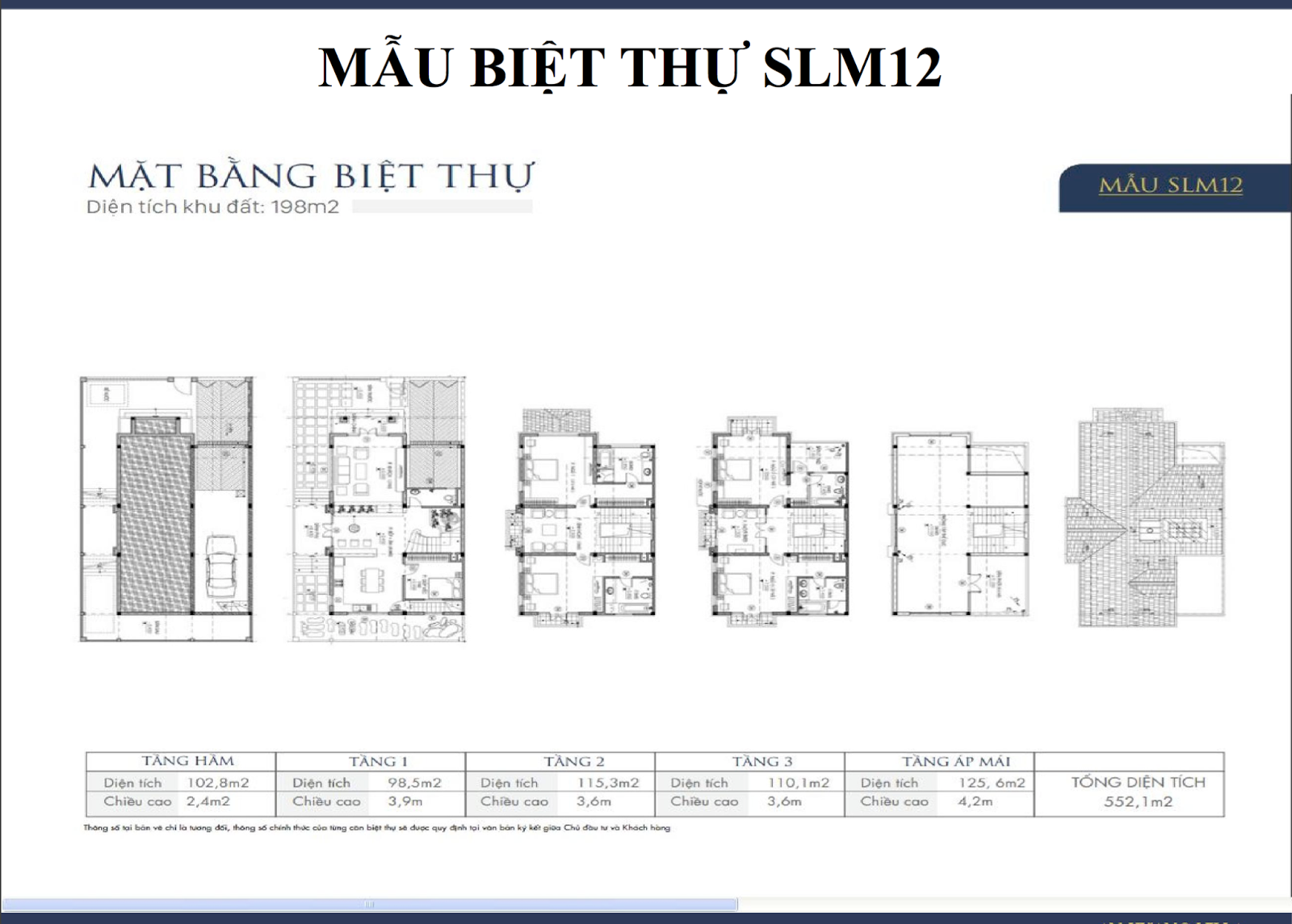 Mẫu biệt thự An Khang Dương Nội SLM12 Mẫu biệt thự An Khang Dương Nội SLM12