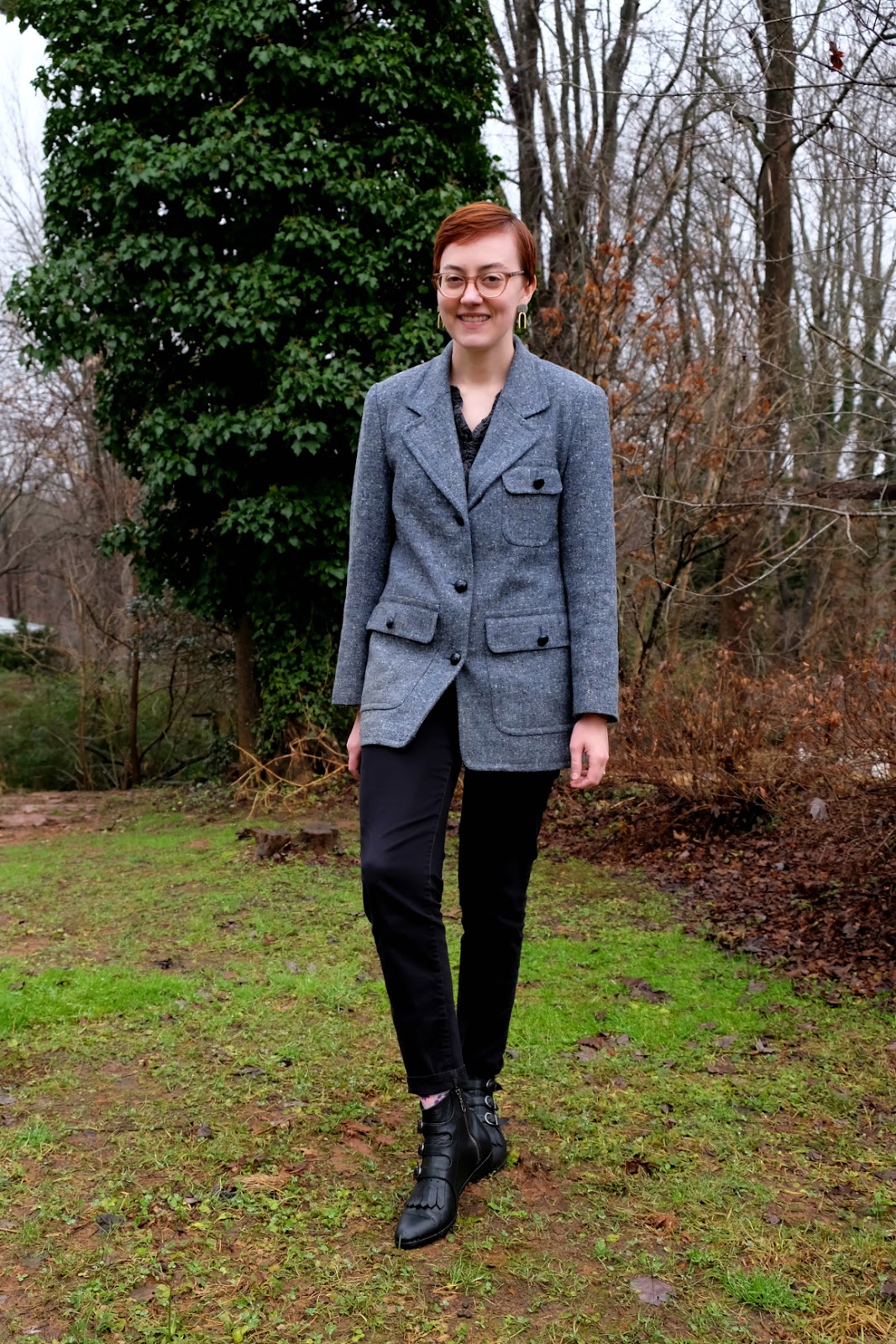 thrifted ll bean blazer thrifted style stylewise-blog.com thrifted ll bean blazer thrifted style stylewise-blog.com