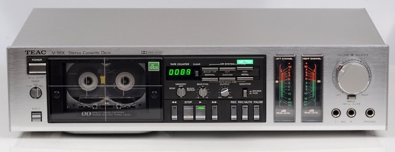 Audiochrome: restoring a TEAC V-1RX cassette deck (part 1