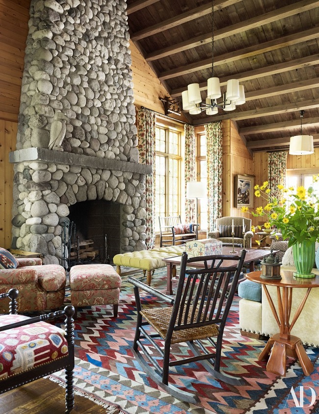 Inside a charming and rustic family getaway!