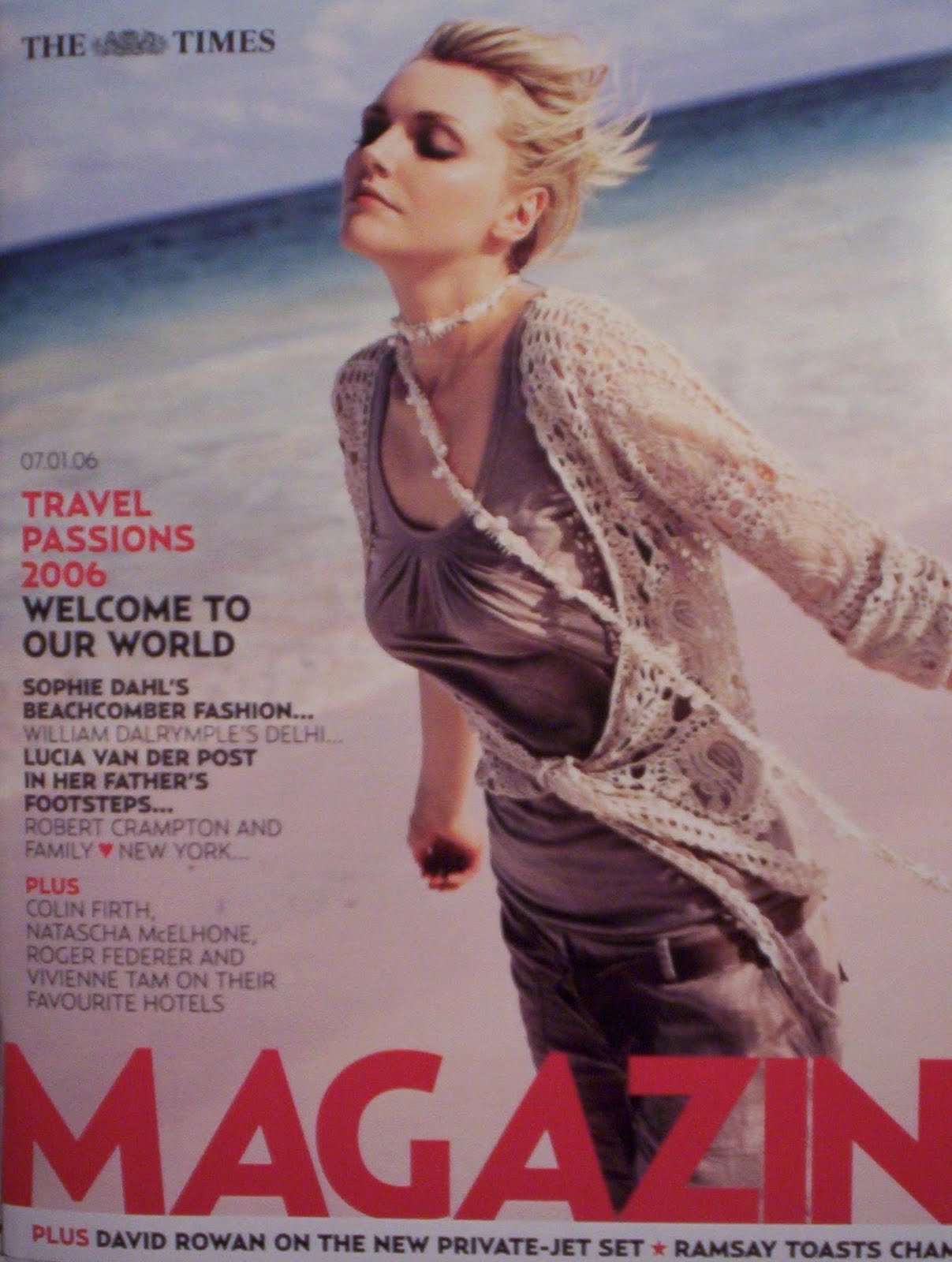 The Sophie Dahl Magazine Covers Pages: March 2011