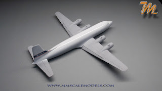 Delta Airlines Douglas DC-6, 1/144  scale model Mr. Color C01 Mr. Leveling Thinner 
