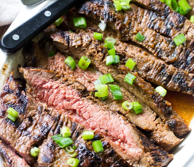 Paleo & Whole 30 Marinated Flank Steak Foodandcake123