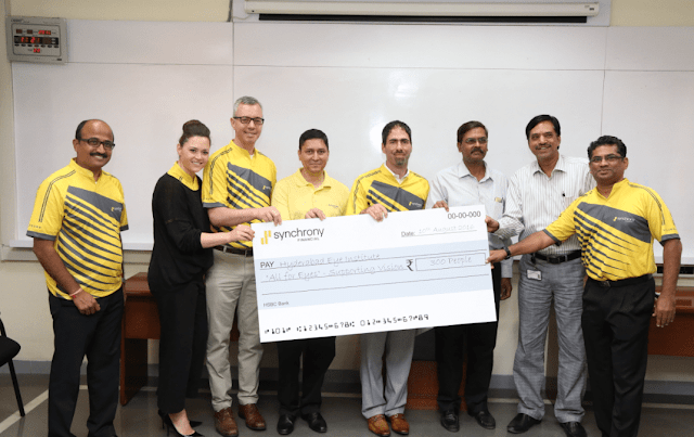 Synchrony Financial supports vision care for 300 people at L V Prasad Eye Institute Synchrony Financial supports vision care for 300 people at L V Prasad Eye Institute