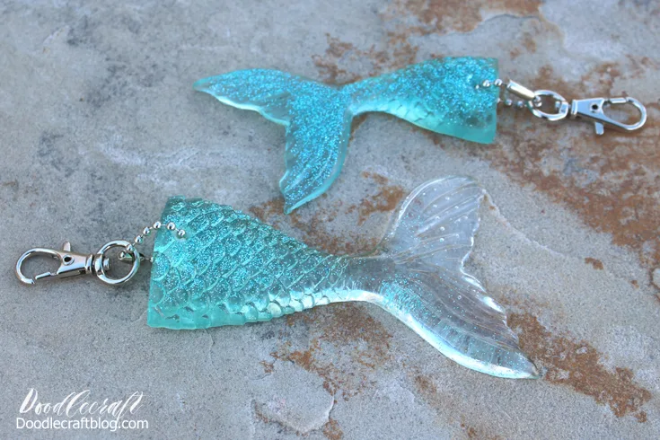 Paper & Glitter Mermaid Tail Craft