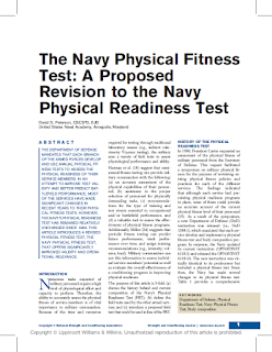 Navy Pt Test Chart