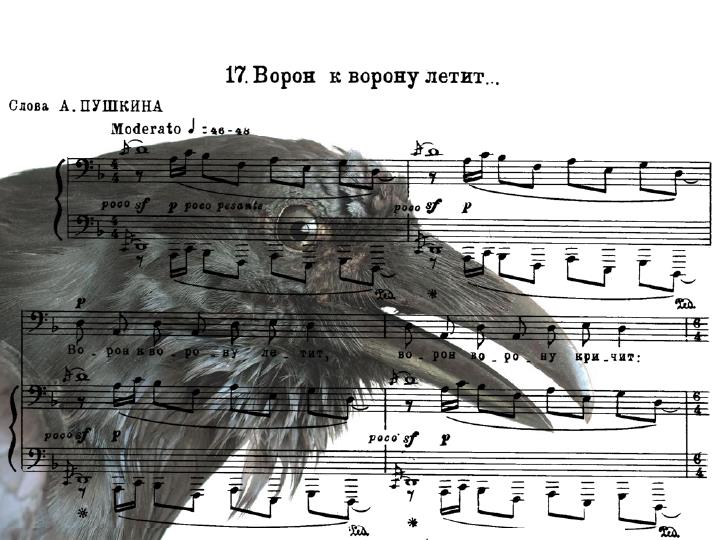 Ворону летит пушкин