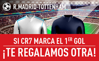 sportium promocion 25 euros Real Madrid vs Tottenham 17 octubre sportium promocion 25 euros Real Madrid vs Tottenham 17 octubre